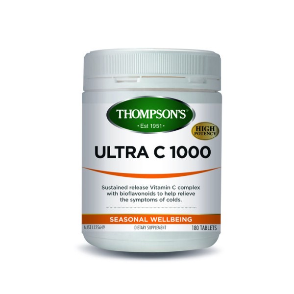 Thompson's Ultra C 1000mg 180 Tablets 