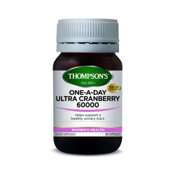 Thompson's Ultra Cranberry One A Day 60000mg 30 Capsules Thompson's Ultra Cranberry One A Day 60000mg 30 Capsules