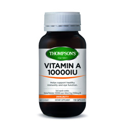Thompson's Vitamin A 10000iu 150 Capsules Thompson's Vitamin A 10000iu 150 Capsules