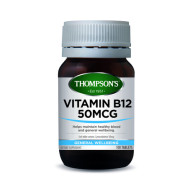 Thompson's Vitamin B12 50mcg 100 Tablets  Thompson's Vitamin B12 50mcg 100 Tablets