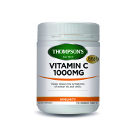 Thompson's Vitamin C 1000mg Chewable 150 Tablets  Thompson's Vitamin C 1000mg Chewable 150 Tablets