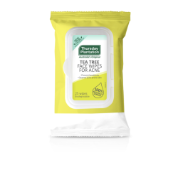 Thursday Plantation Tea Tree Face Wipes For Acne 25s Thursday Plantation Tea Tree Face Wipes For Acne 25s