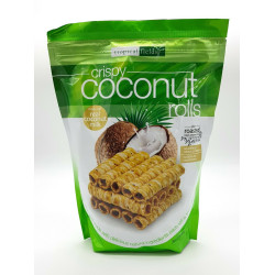 Tropical Fields Crispy Coconut Rolls 285g Tropical Fields Crispy Coconut Rolls 285g