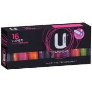 U By Kotex Super Slim Tampons 16s U By Kotex Super Slim Tampons 16s
