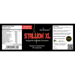 Ultra Health Stallion XL Erectile Function Support 60 Capsules Ultra Health Stallion XL Erectile Function Support 60 Capsules