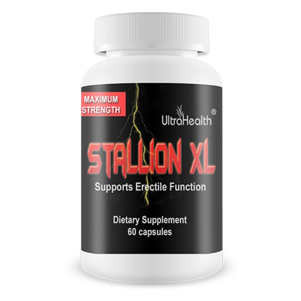 Ultra Health Stallion XL Erectile Function Support 60 Capsules