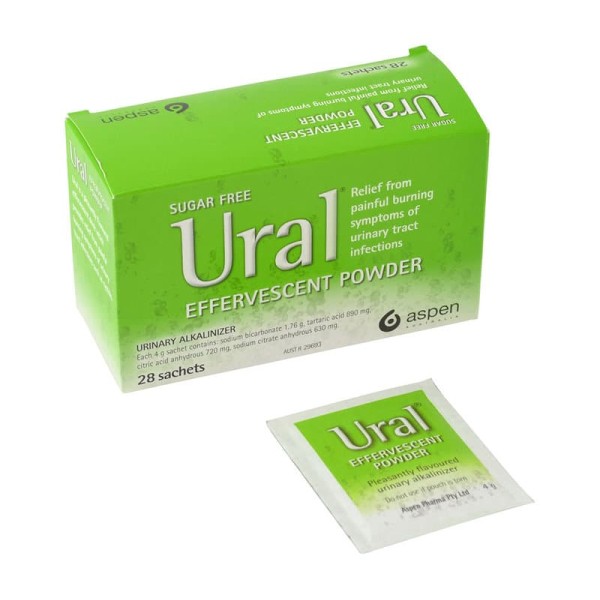 Ural Urinary Alkalinizer 28 Sachets