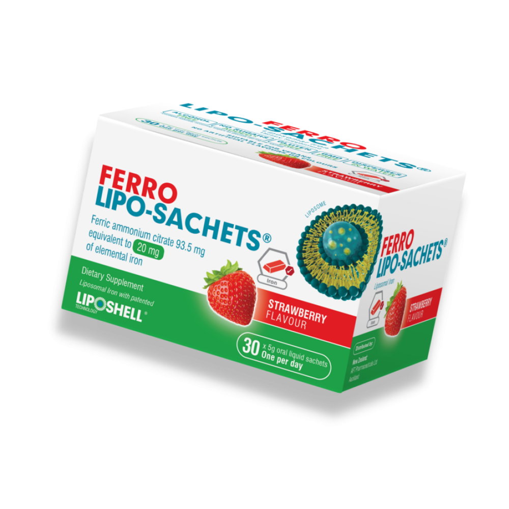 Ferro Lipo Sachets Liposomal Iron 30 Sachets HealthPorter