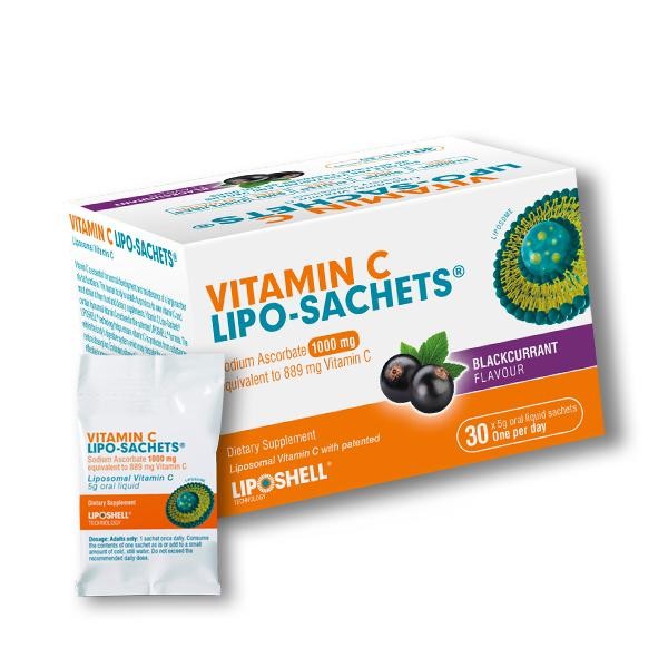 Vitamin C Lipo Sachets 30 - Blackcurrant Flavour
