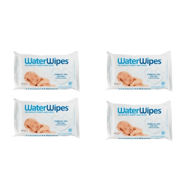 Baby WaterWipes 60 Baby Wipes x 12 Packs Per Carton