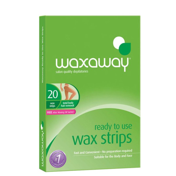 Waxaway Large Wax Strips 20s