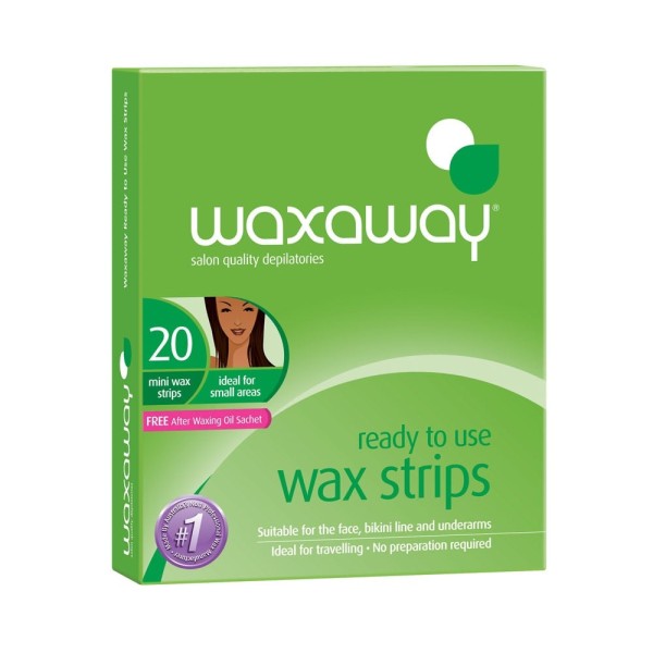 Waxaway Mini Wax Strips 20s