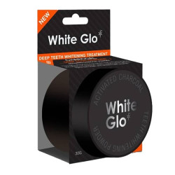 White Glo Activated Charcoal Deep Teeth Whitening Powder 30g White Glo Activated Charcoal Deep Teeth Whitening Powder 30g