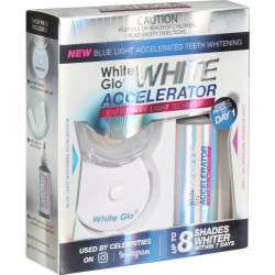 White Glo Teeth Whitening Accelerator Blue Light Kit White Glo Teeth Whitening Accelerator Blue Light Kit