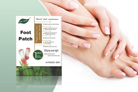 Foot Detox Patches 10 Pack 5 Pairs, Remove body toxins, Promote sleeping and relieve fatigue, Only use one night, black and oily toxins come out from the vola!